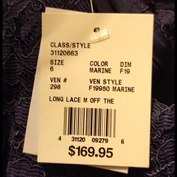 David's Bridal Size 6 Navy Blue dress - Picture 8 of 8